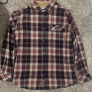 Legendary Whitetails Men's Plaid Shirt - Red, Black, and White